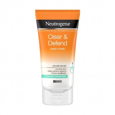 Neutrogena® Clear&Defend Gel i Maska 2u1 za Čišćenje i Negu Lica 150 mL