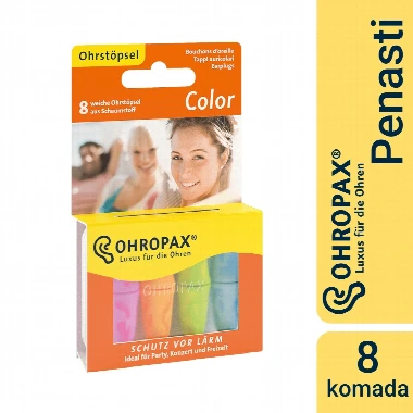 OHROPAX® Čepići Color 8 Čepića za Uši