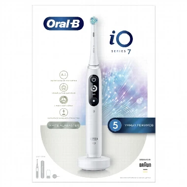 Oral-B® iO 7 Električna Četkica za Zube Bela