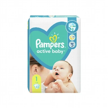 Pampers® ACTIVE BABY 1 Pelene 43