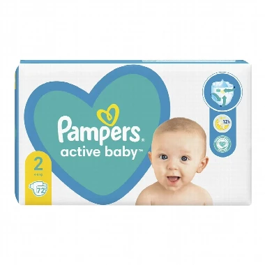 Pampers® ACTIVE BABY 2 Pelene 72