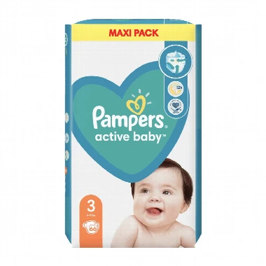 Pampers® ACTIVE BABY 3 Pelene 66