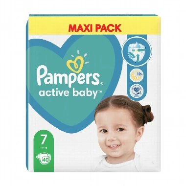 Pampers® ACTIVE BABY 7 Pelene 40