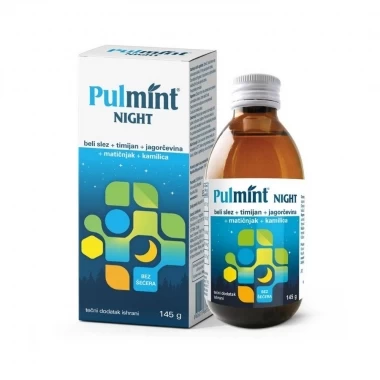 Pulmint Night Sirup za Smirivanje Kašlja 145 g