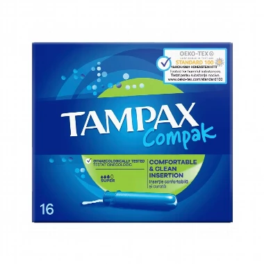 TAMPAX Compak SUPER 16 Tampona