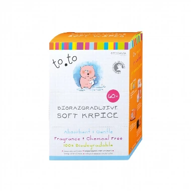 to.to SOFT Biorazgradljive Krpice 60 Komada