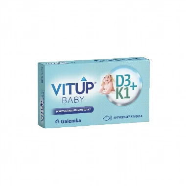 VITUP® BABY D3 + K1 30 Twist-Off Kapsula