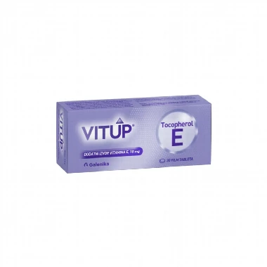 VitUp!® Tocopherol Vitamin E 10 mg - 30 Film Tableta