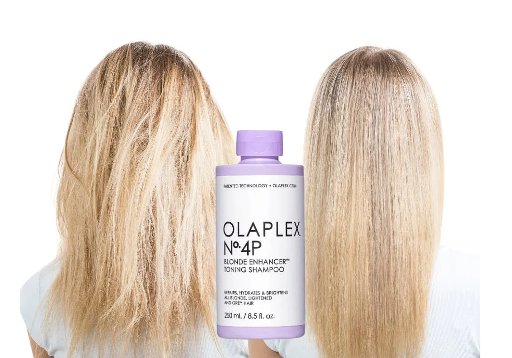 Olaplex šampon za plavu oštećenu kosu.