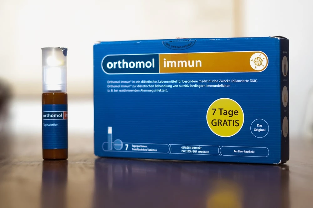 Orthomol Immunt tablete u kutiji i sprej.